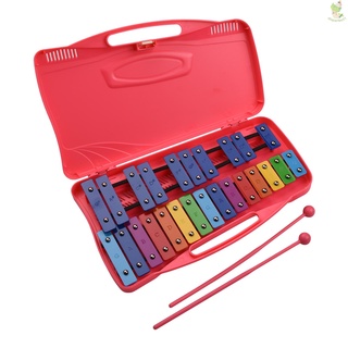 25 Notes Glockenspiel Xylophone Hand Knock Xylophone Percussion Rhythm Musical Educational Teac