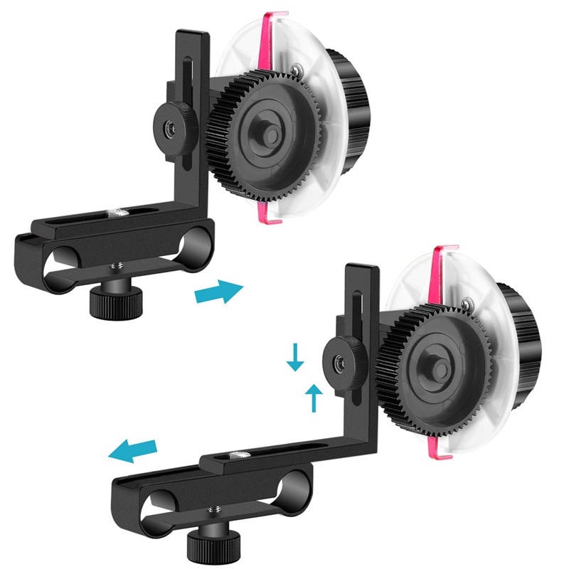 Vd-F0 กล้อง Follow โฟกัส 15 มม. พร้อมเกียร์วงแหวนสําหรับกล้อง Canon & Dslr