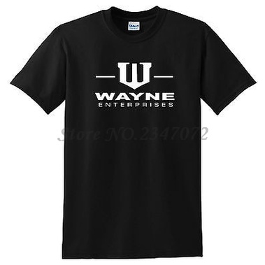 Wayne Enterprises Mens TShirt Bruce Wayne Gotham City Men Brand Tee-Tshirt Summer Euro