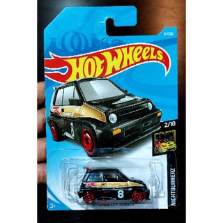 Hotwheels 85 Honda City Tubro II 1:64 Die-cast ของใหม่