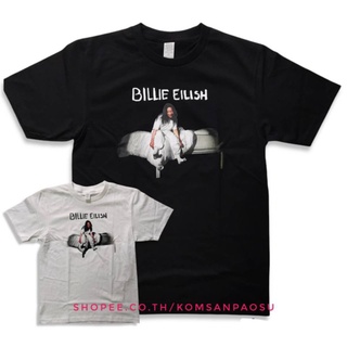 เสื้อยืดโอเวอร์ไซส์เสื้อยืด billie eilish   raptee t shirts hiphopS-3XL