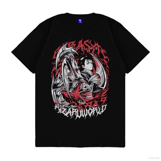 เสื้อยืดแขนสั้นลําลอง ทรงหลวม พิมพ์ลายการ์ตูนอนิเมะ PARASITE น่ารัก สไตล์โกธิค พลัสไซซ์ แฟชั่นสําหรับผู้ชาย และผู้หญิงS-
