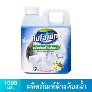 น้ำยาล้างห้องน้ำ ไบโอเมท สูตรถนอมสุขภัณฑ์ ไม่กัดยาแนว 1000 มล.