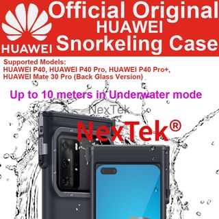 แท้100% Huawei Snorkeling Case For P40 Pro Case P40 Mate30 Pro P40 Pro plus Bluetooth Underwater Camera diving Cover หัวเว่ย P40 Pro กรณีดำน้ำดูปะการัง PMMA สแตนเลสหัวเว่ยบลูทู ธ กล้องใต้น้ำ Mate30 Pro ดำน้ำฝาครอบกันน้ำ