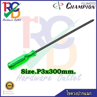 Champion ไขควงปากแฉก Impact  Koreat Size.P3x300mm