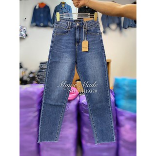 JH#1937#มีS-XL#ทรงบอยผ้ายืด#jeans house