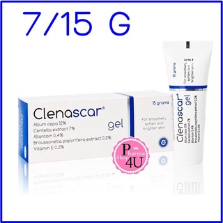 สินค้าขายดี Clenascar Gel 7 / 15g ลดรอยดำ รอยแดง รอยสิว รอยนูน ด้วย allium cepa สูงถึง12%