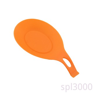 SPL-Silicone Soup Spoon Mat Heat Insulation Scoop Pad Waterproof Non-slip Kitchen Tableware Cushion