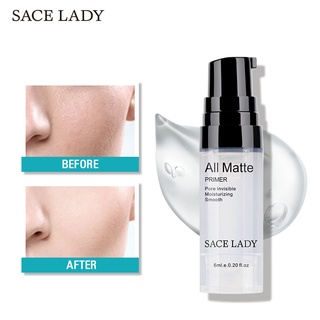 Sace LADY รองพื้นไพรเมอร์ เนื้อแมตต์ธรรมชาติ ควบคุมความมัน ให้ความชุ่มชื้น เรียบเนียน ปกปิดรูขุมขน