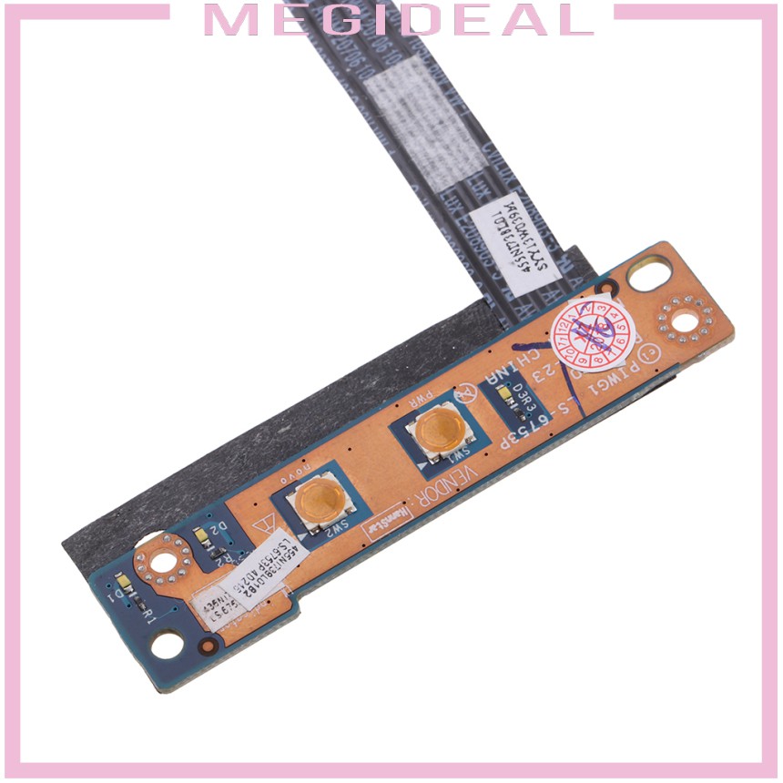 [MEGIDEAL] Nbx000sl00 บอร์ดสวิตช์เปิดปิดปุ่มพร้อมสายเคเบิลสําหรับ G475