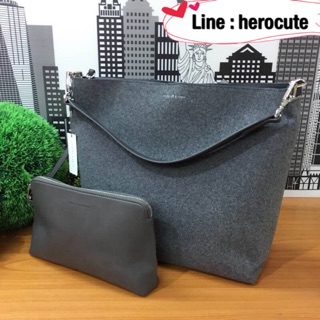 CHARLES &amp; KEITH BASIC HOBO BAG ของแท้ ราคาถูก