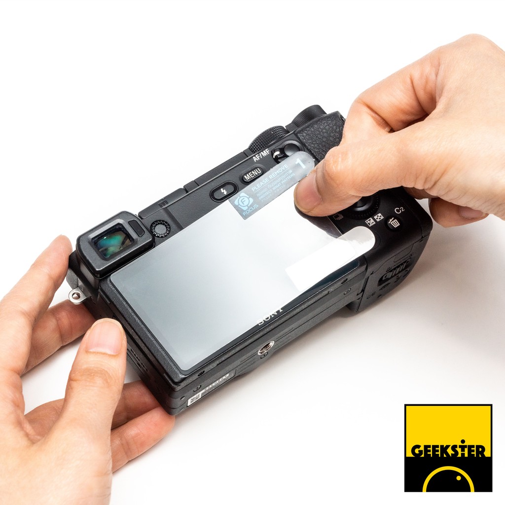 ฟิล์ม Film กันรอยหน้าจอกล้อง Sony ( Camera Screen Protector โซนี่ A6400 / A6300 / A6000 / A5100 / A7 Mk2 Mk3 / A7R / C )