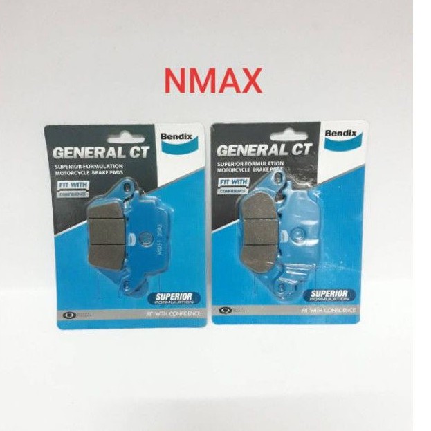 ผ้าเบรค NMAX เบ็นดิกซ์(BENDIX) หน้า หลัง