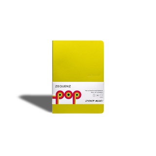 สมุดโน๊ต ZEQUENZ POP  B6 สีเหลือง "Pacman"