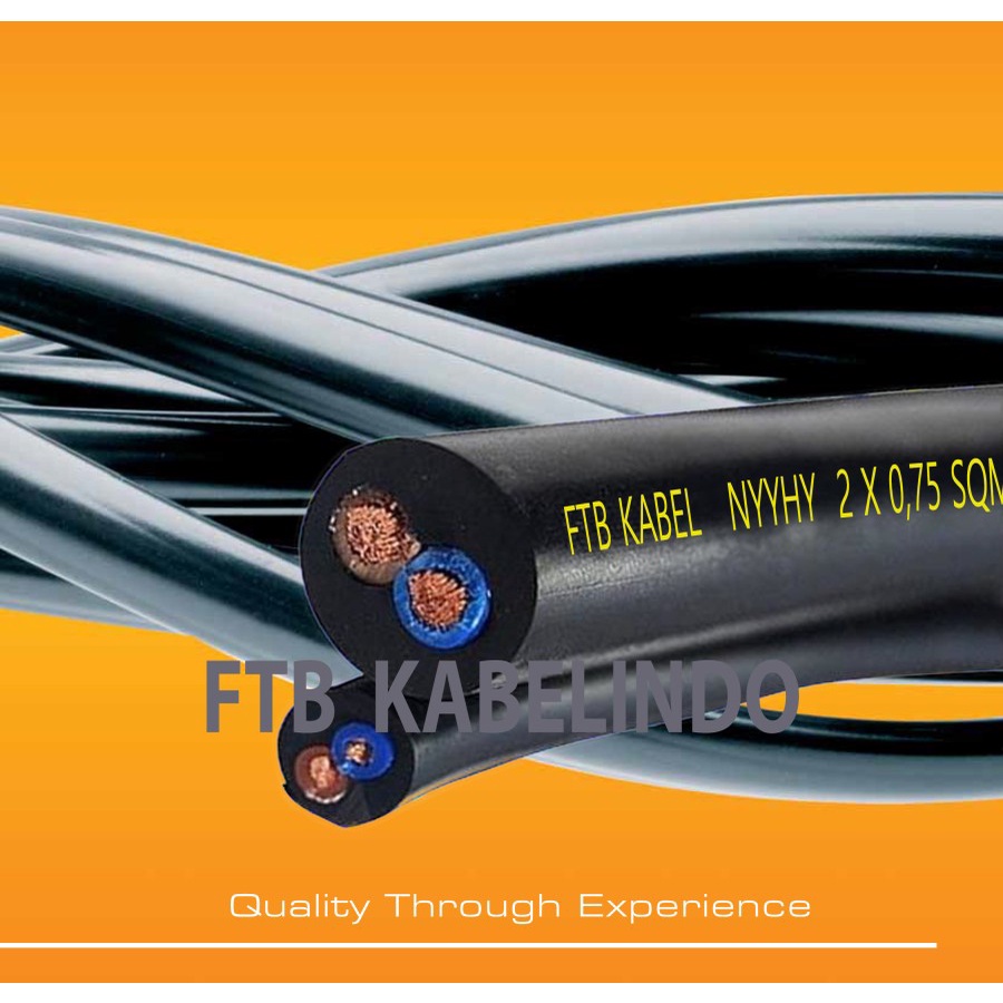 SNI FTB NYYHY CABLE 2x0.75 mm2 50 เมตร / 25 เมตร 750V (2x0.75mm 2x0.75mm 2x0.75mm 2x0.75mm 2x0.75)