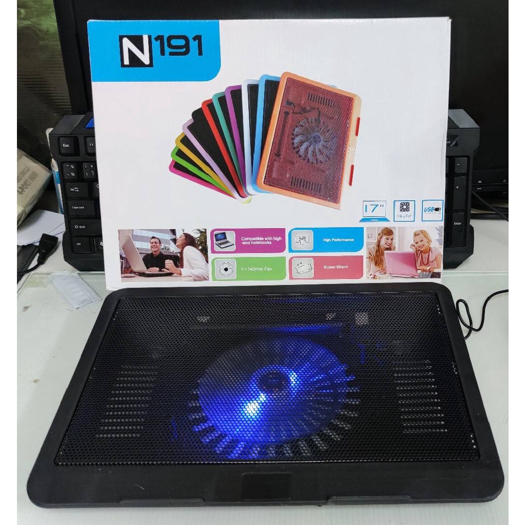 Fan Notebook Cooler H19 พัดลมระบายความร้อนโน๊ตบุ๊ค พัดลมโน๊ตบุ๊ค