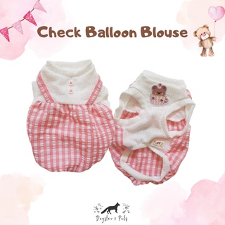 Dogster &amp; Pals: Check Balloon Blouse