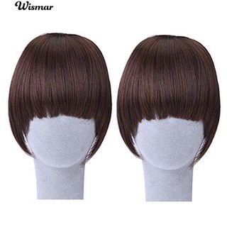 💋สาวสวยของคลิปในบาง WigsFashionFaux StraightFringe ผมขยาย Decor