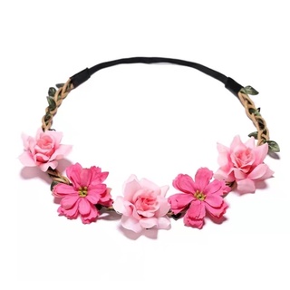 พร้อมส่ง มงกุฎดอกไม้ มงกุฎ ที่คาดผมดอกไม้ มงกุฎอิซาเบลล่า flower crown Isabella Encanto