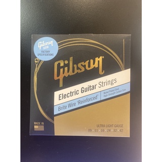 Gibson® สายกีตาร์ไฟฟ้า เบอร์09แบบชุด เคลือบกันสนิม