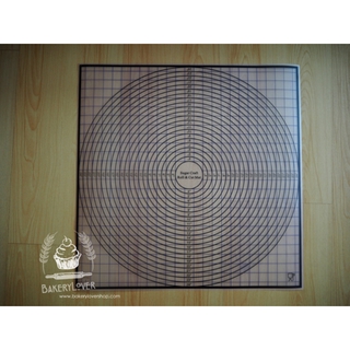 แผ่นพลาสติกรองตัดงานฟองดอง ขนาด 62*60 cm.