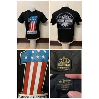 เสื้อยืด Harley (harley davidson) เสื้อยืด EMBLEM เสื้อผ้าผ้าบาง เสื้อเชิ้ตวินเทจ