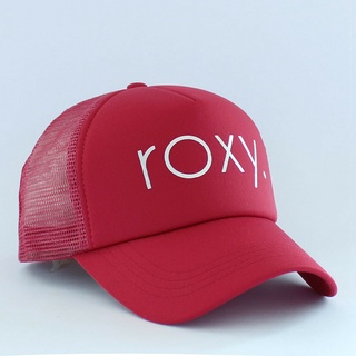 หมวกตาข่าย Roxy Trucker Snapback สําหรับเล่นเซิร์ฟสเก็ตไวน์