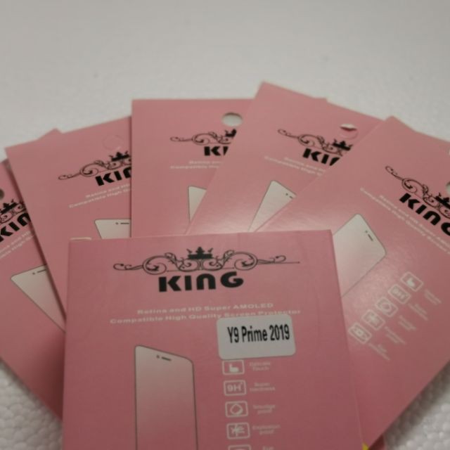 อุปกรณ์กันรอยหน้าจอHuawei y9 prime2019,y7pro2019,y92019ฟิล์มกระจกนิรภัย ใช้งานง่าย