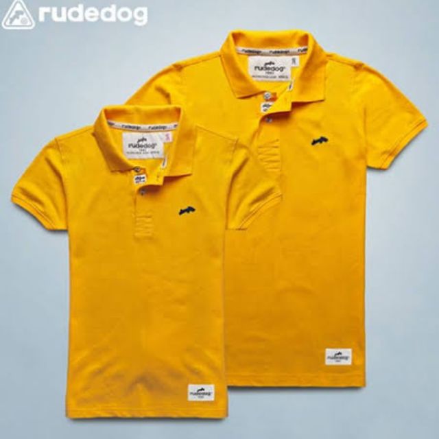 Rudedog เสื้อโปโล ชาย หญิง   รุ่น แชมเปี้ยน  สีเหลือง