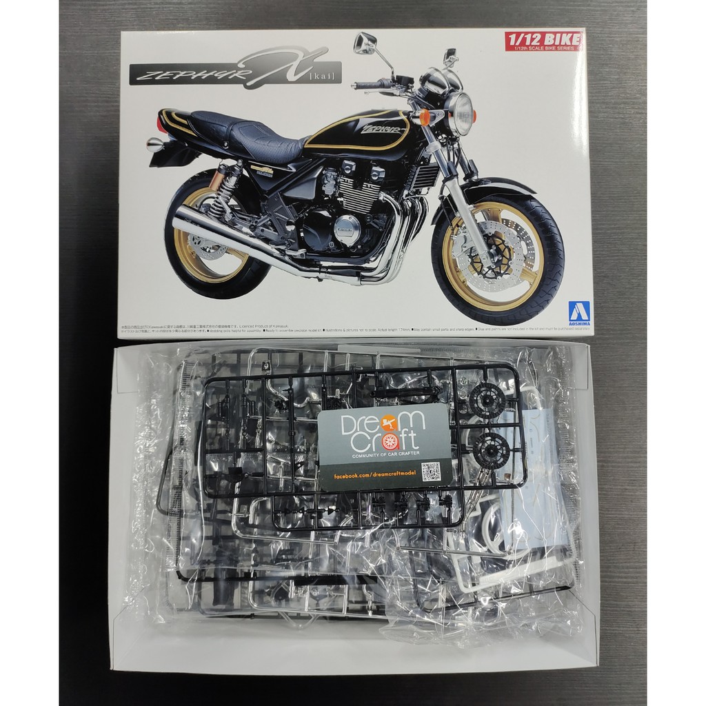 AOSHIMA 1/12 KAWASAKI ZEPHYR Χ '02MODEL KAWASAKI (โมเดลรถจักรยานยนต์ Model dreamCraft)