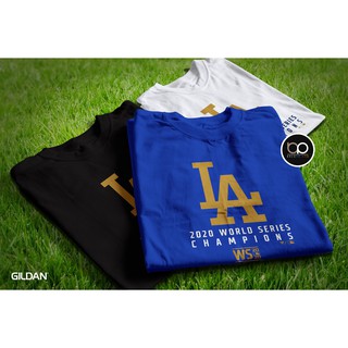 เสื้อแฟชั่นผญ2022 อื่นๆ - ลอสแองเจลิส ดอดเจอร์ส เบสบอล แชมเปี้ยน MLB LA Tshirt สําหรับผู้ชาย 05