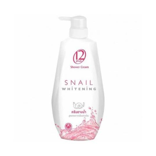 ครีมอาบน้ำ สบู่เหลวทเวลฟ์ พลัส Snail Whitening ขนาด 450 มล. 12Plus x 1 ขวด