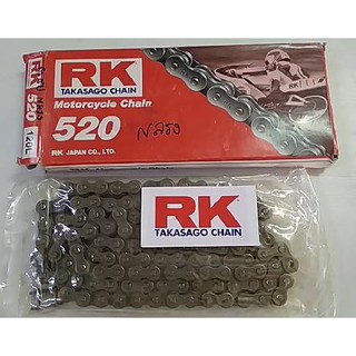 โซ่RK 520-120 ข้อ สีดำ(สีเหล็ก) ไม่มีโอริง