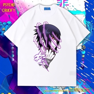 เสื้อยืดโอเวอร์ไซซ์ พิมพ์ลาย Psycho Crucify Uchiha Ske Susanoo Mode ON | หินล้างทําความสะอาด | เสื้อยืด ขนาดใหญ่ | สไตล์