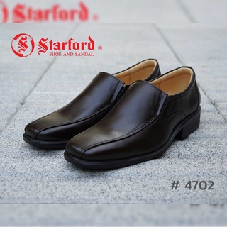 Starford รองเท้า หนังแท้ - รุ่น no. 4702 - สี น้ำตาล Brown SIZE 38-46