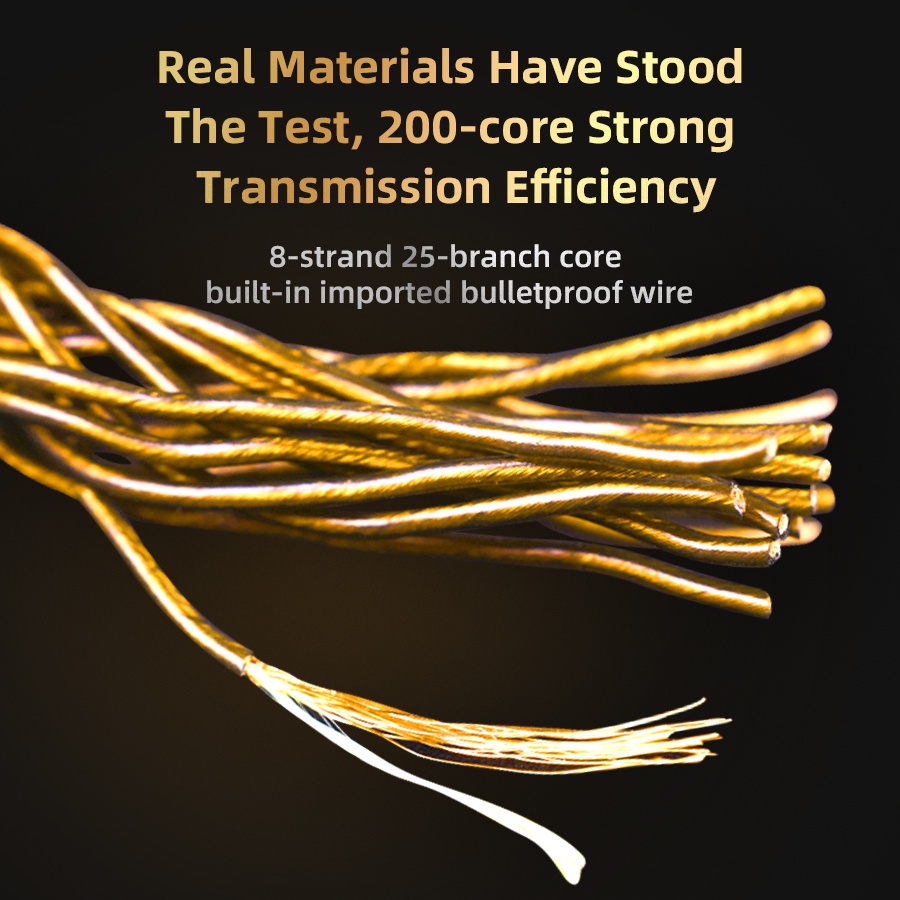 Qkz T1 อัพเกรดสาย 200 สี 8 Strand OFC Silver-plated สําหรับ KZ EDX PRO Castor PRO ZS10 PRO AS16