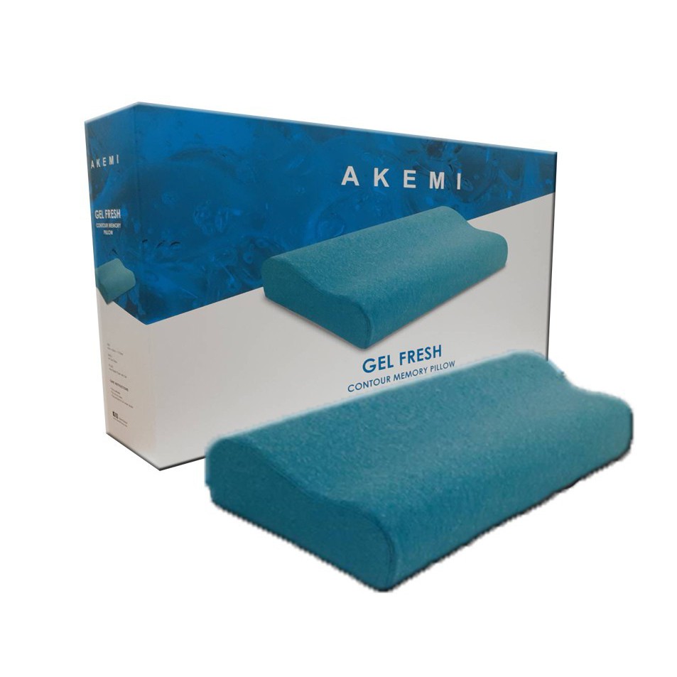 [ราคาโปร] Akemi หมอน เมมโมรี่โฟม ลดกลิ่นอับ รุ่น Gel Fresh Contour Memory Pillow