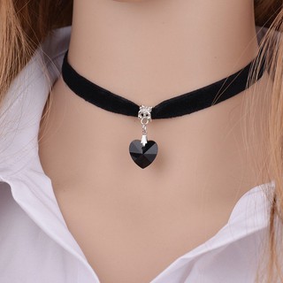 Lace Choker Necklace Crystal Fashion Vintage Necklaces &amp; Pendants Women Jewelry