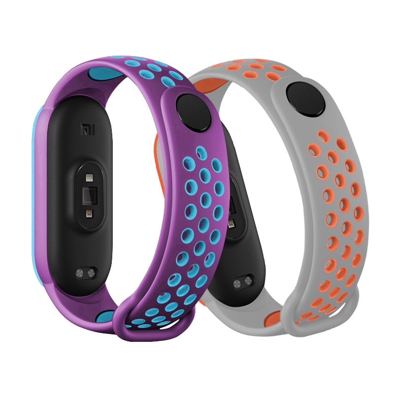 สายรัดซิลิโคนสำหรับ Xiaomi Mi Band 6 Miband 6NFC สายรัดข้อมืออัจฉริยะ สายซิลิโคน สายรัด mi band 5 5nfc ราคา ถูกที่สุด ดีลบีเคเค แกลเลอรีภาพที่ 9