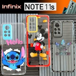 เคส TPU ยางใสลายการ์ตูน (คละลาย) กันเลนส์กล้อง สำหรับ Infinix Note 11S