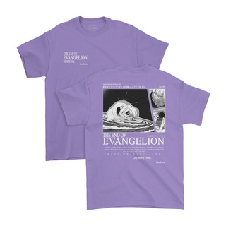 เสื้อยืด พิมพ์ลายอนิเมะ The End of Evangelion Evangelion สีม่วงS-5XL