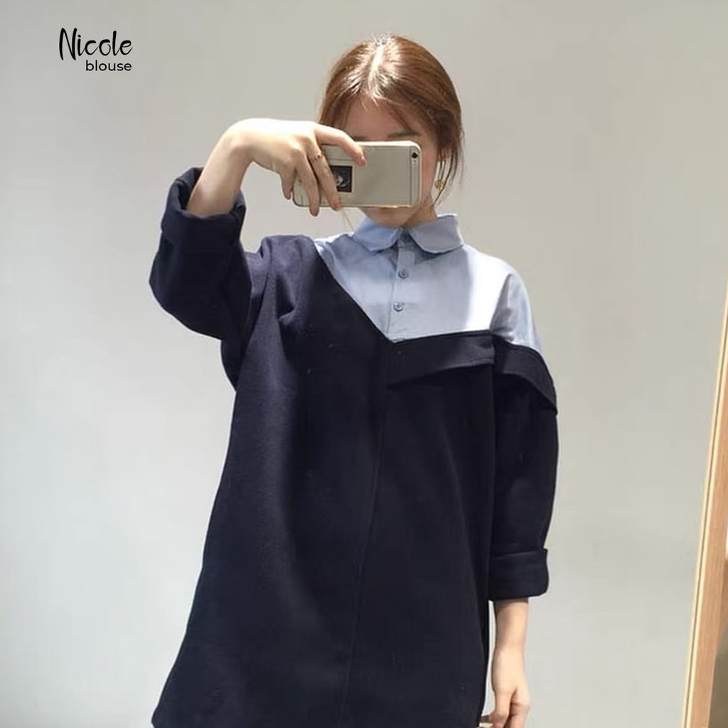 เสื้อเบลาส์ nicole by JRY / ธรรมดาของผู้หญิงรวมกัน