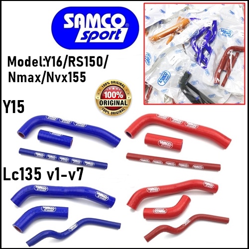 ท่อวิทยุ SAMCO SPORT (2 ชั้น) LC135 Y15ZR EXCITER155 Y16ZR Y15 Y16 RACING RADIATOR PIPE TANGKI PIPE 