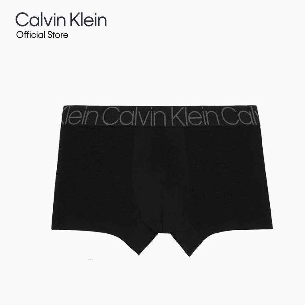 CALVIN KLEIN Underwear ชุดชั้นในชาย กางเกงในชาย กางเกงในผู้ชาย CK COMPACT FLEX MICRO รุ่น NB1906 001 LOW RISE TRUNK BLAC