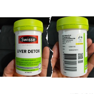 SWISSE Ultiboost Liver Detox 60 เม็ด ล้างพิษ ดีท็อก สวิซซี่ .