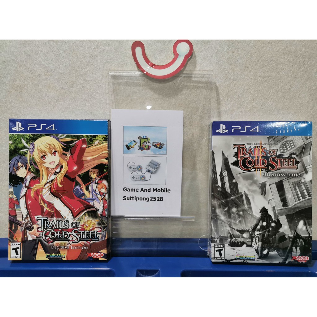 THE LEGEND OF HEROES: TRAILS OF COLD STEEL 1+2 Pack คู่ PS4