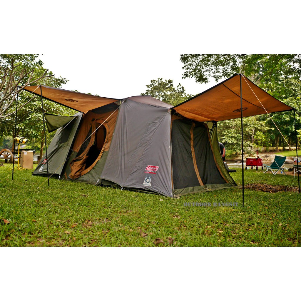 COLEMAN INSTANT TENT Up Cabin Gold 8P Tent สภาพ 98%