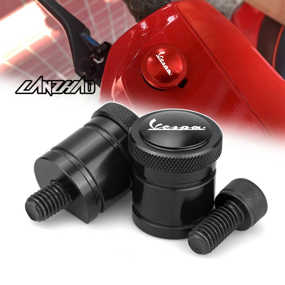 สําหรับ VESPA กระจกสลักเกลียวอะแดปเตอร ์ CNC อลูมิเนียม Sprint PRIMAVERA GTS LX 2013-2022 สกรูกระจกด ้ านข ้ าง