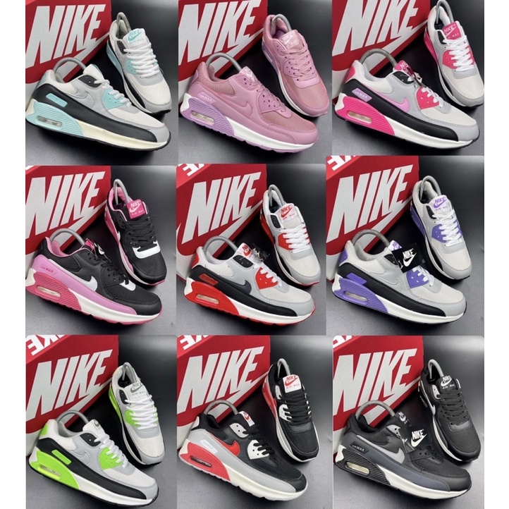 รองเท้าผ้าใบ ไนกี้90 รองเท้าผ้าใบผู้ชาย รองเท้าผ้าใบผู้หญิง มีเก็บเงินปลายทาง(มีกล่อง)