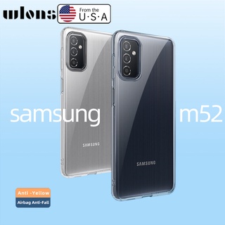 Samsung Galaxy M52 5G เคสแข็ง ขอบซิลิโคนนิ่ม พลาสติกแข็ง เคลือบด้าน หินทราย ด้านหลัง ป้องกันการตก เคส